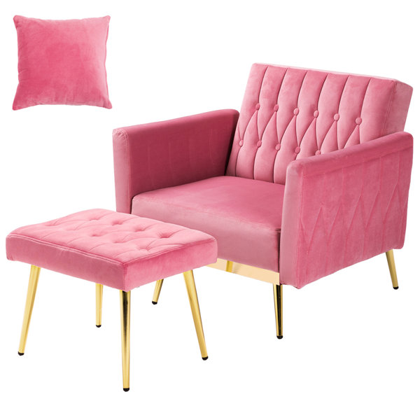 Magenta best sale accent chair